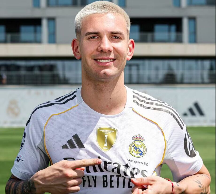 Mastantuono foi apresentado como reforço do Real Madrid