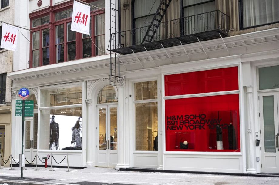 Loja da H&M em Nova York; marca inicia operações no Brasil em agosto