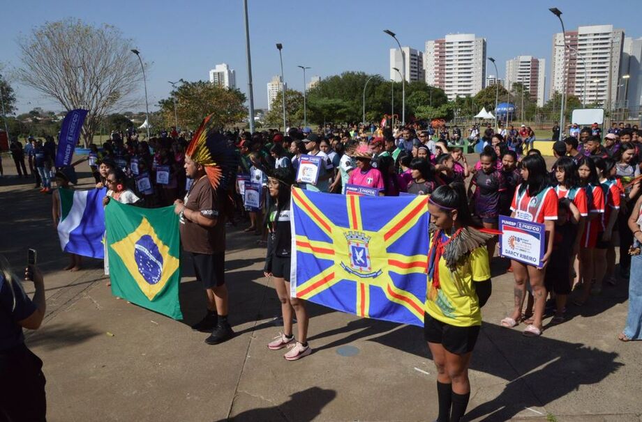Comunidades indígenas se reuniram no Parque do Sóter para celebrar cultura, esporte e união em Campo Grande