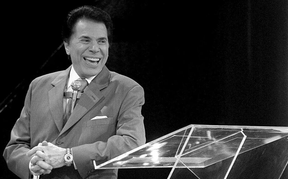 O apresentador Silvio Santos durante a gravação do Troféu Imprensa em abril de 2002. SBT passou por diversas mudanças após morte do apresentador.