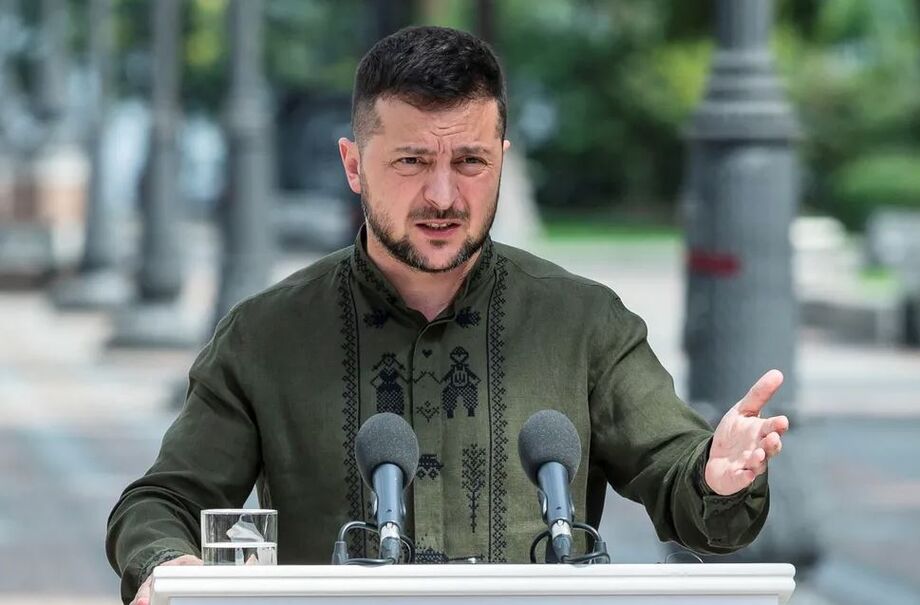 Zelenskyy durante discurso pelo 34º aniversário da independência da Ucrânia: agradecimentos ao apoio internacional