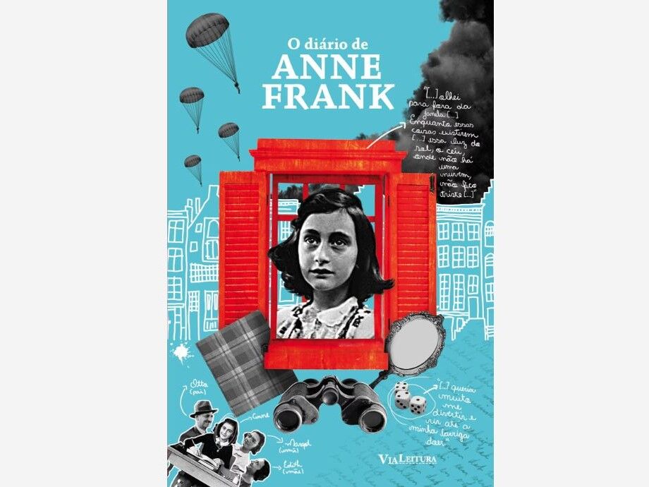 'O Diário de Anne Frank' ganha edição especial nos 80 anos da morte da autora.