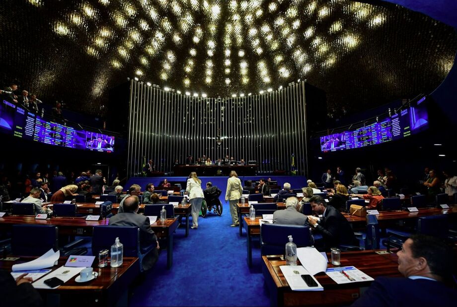 Plenário do Senado; expectativa é de votação do projeto na quarta-feira, 27.