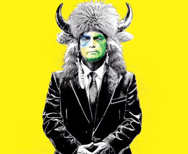 The Economist retrata Bolsonaro com chapéu semelhante ao do Viking do Capitólio, enquanto o julgamento do ex-presidente se aproxima