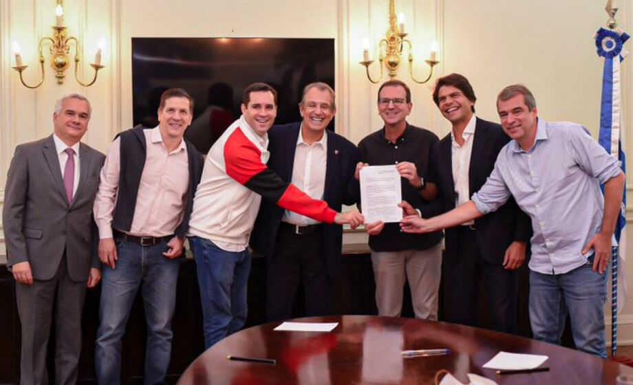Flamengo e Prefeitura do Rio assinam termo de compromisso que garante a continuidade do projeto do novo estádio no Gasômetro