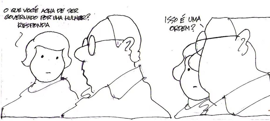 Tirinha da 'Família Brasil' de Luis Fernando Verissimo publicada em 2010.