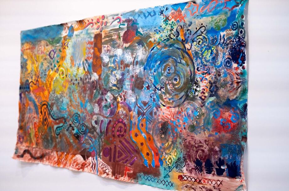 Exposição Artistas da Natureza reúne obras de 27 artistas indígenas de oito etnias de Mato Grosso do Sul, no Centro Cultural José Octávio Guizzo, em Campo Grande