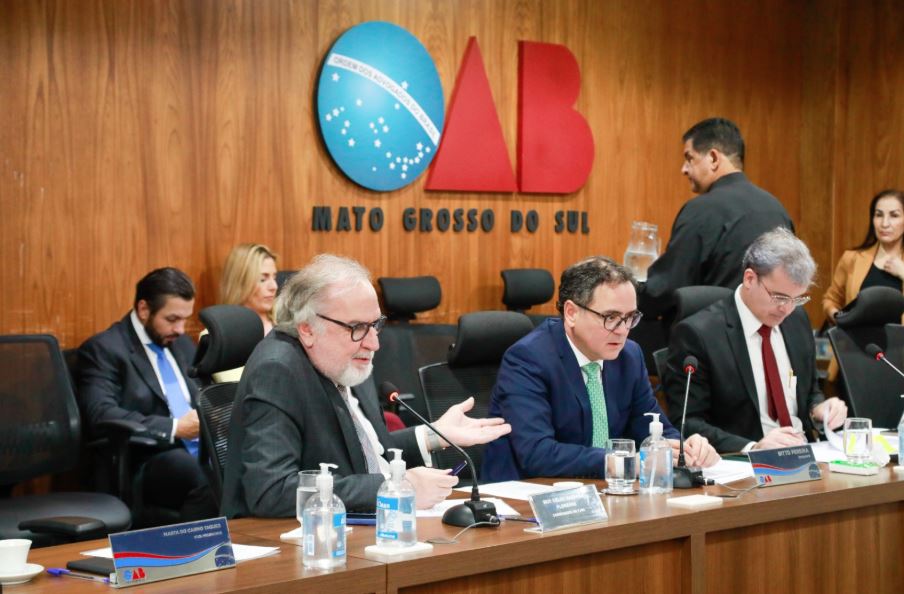 Corregedor-geral de Justiça participa do 100º Colégio de Presidentes das Subseções da OAB/MS.