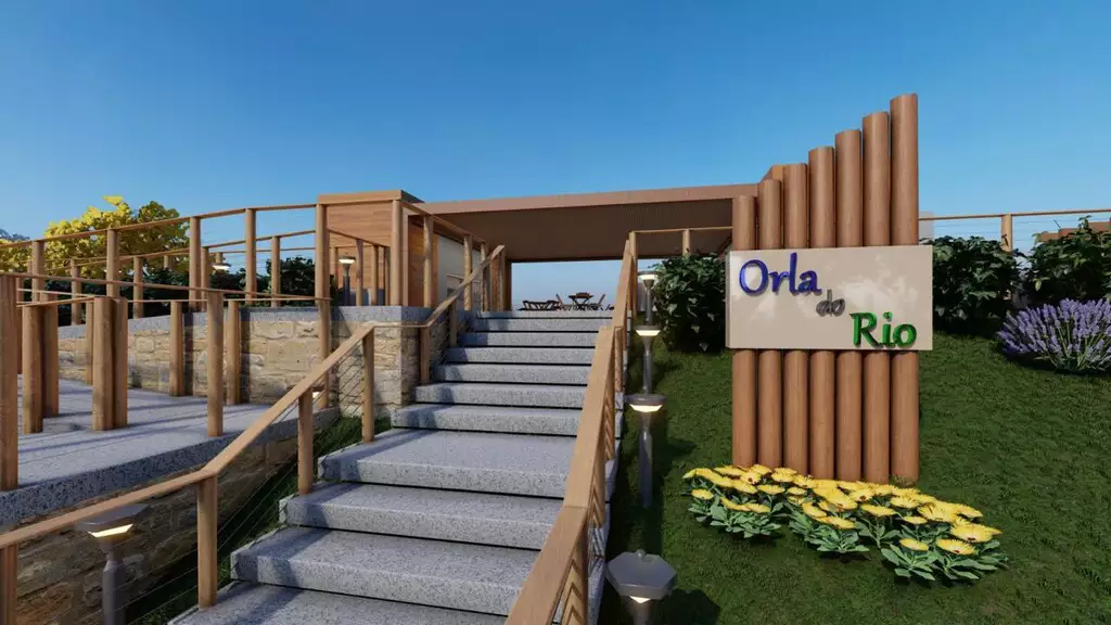 Entrada da Orla do Rio em Porto Murtinho