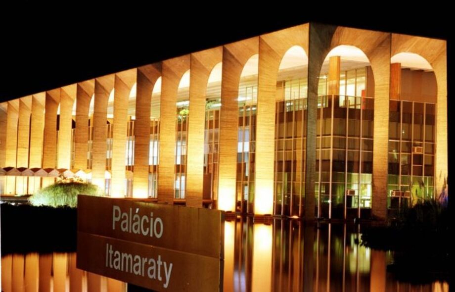 Palácio Itamaraty em Brasília.