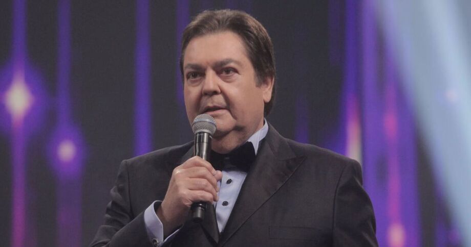 Faustão durante a época em que foi apresentador do 'Domingão do Faustão' na Globo
