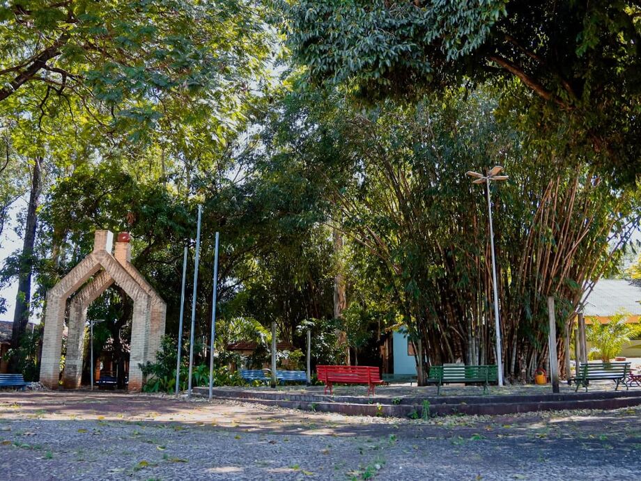 Fachada do Horto Florestal.