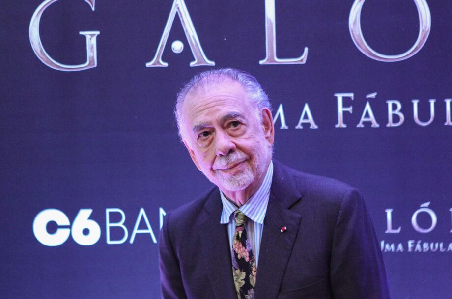 Em outubro do ano passado, Francis Ford Coppola veio ao Brasil para a pré-estreia de Megalópolis