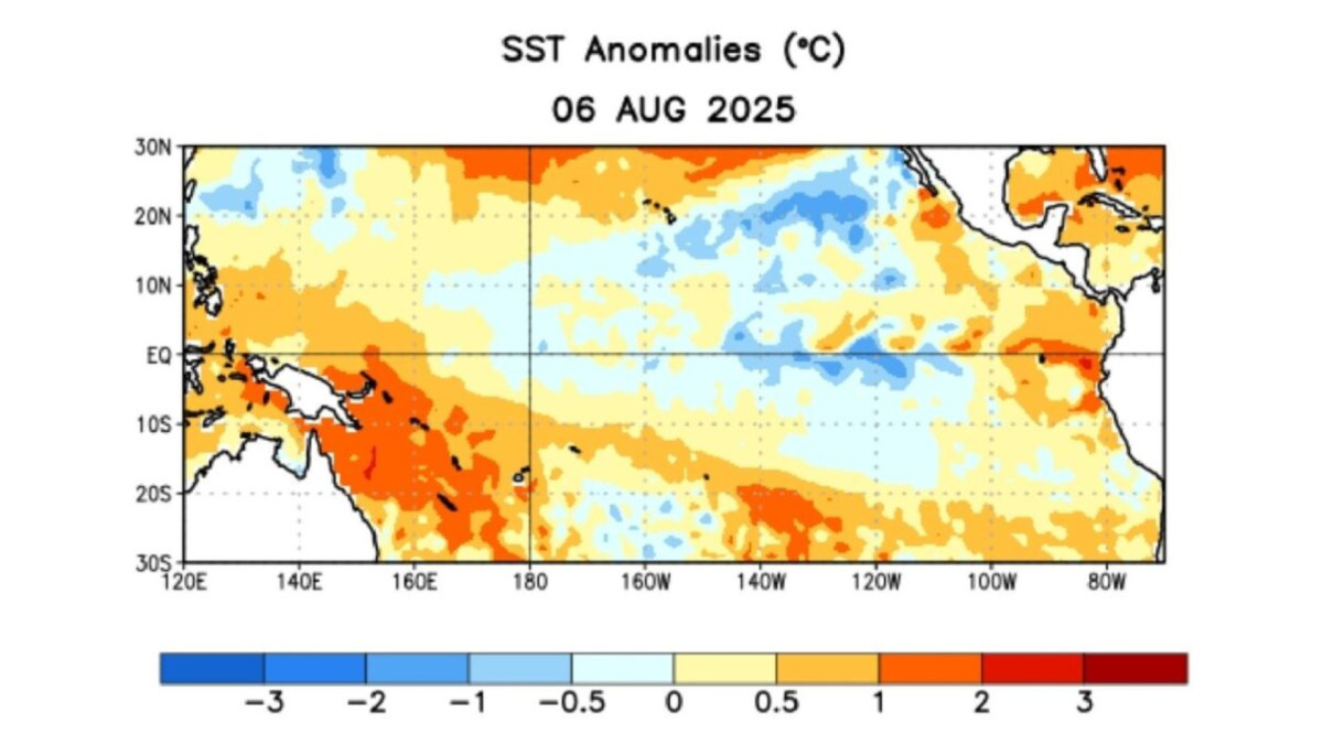 La Niña favorece a entrada de massas de ar polar no Brasil