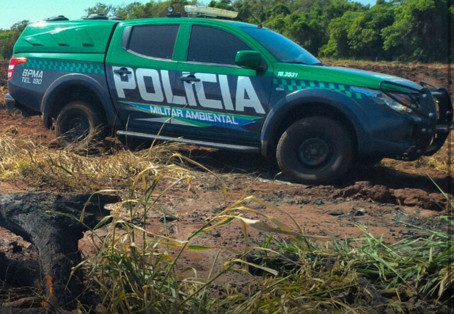 Queimada ilegal de 32 hectares gera multa de R$ 96 mil a proprietário rural em Paraíso das Águas (MS), segundo a PMA.
