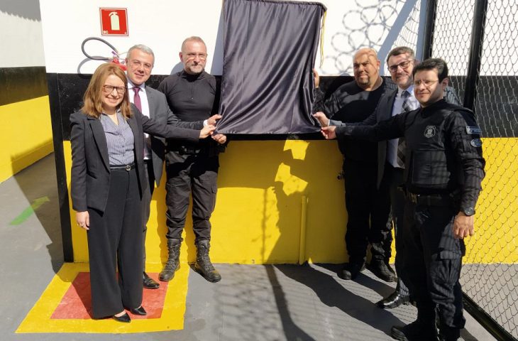 realizou na manhã de sexta-feira (1º), a solenidade de inauguração do novo Espaço de Inclusão no Estabelecimento Penal Masculino de Corumbá - EPC