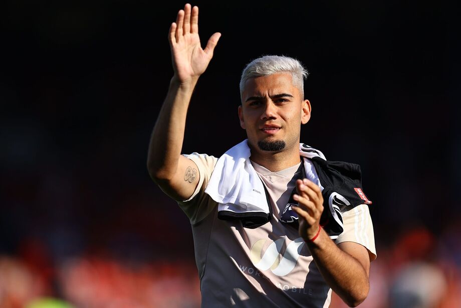 Andreas Pereira deixa o Fulham para assinar com o Palmeiras até 2028.