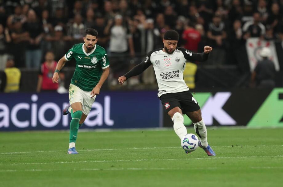 Corinthians e Palmeiras empataram por 1 a 1 no último dérbi do ano.