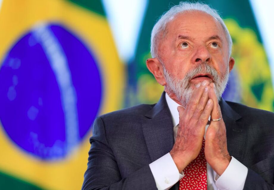 O corintiano presidente Luiz Inácio Lula da Silva, durante cerimônia de Sanção do Projeto de Lei nº 3.062/2022, no final de julho