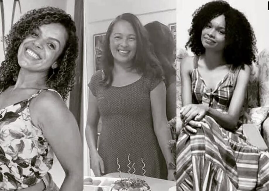 As professoras da rede municipal de ensino Alexandra Suzart e Maria Helena Bastos, e a filha de Maria Helena, Mariana Silva, foram encontradas mortas