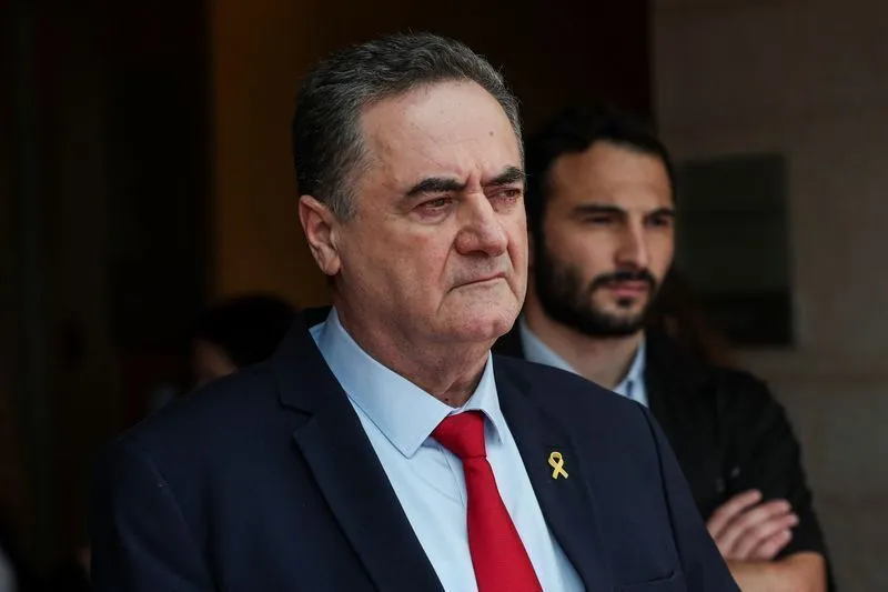 Ministro da Defesa de Israel, Israel Katz, em Jerusalém