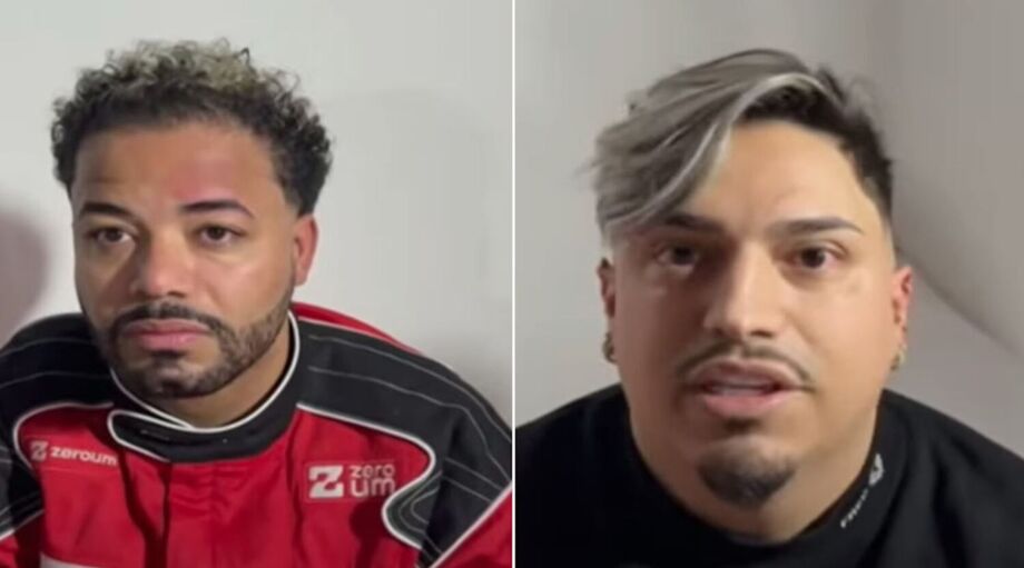 Hytalo e o marido são presos em São Paulo na última sexta-feira.