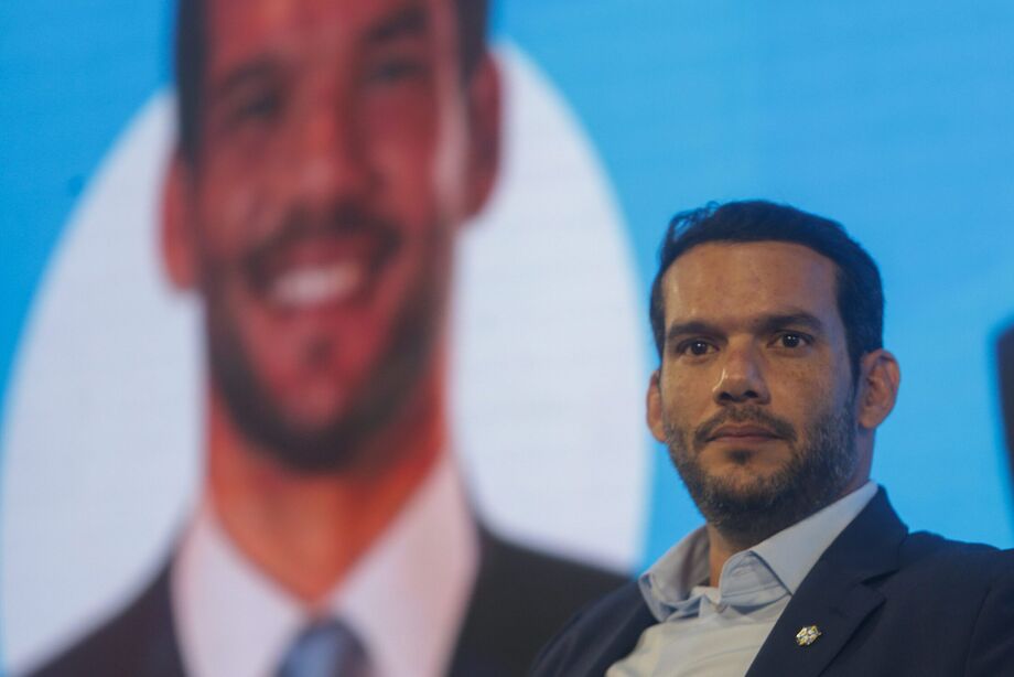 Samir Xaud, presidente da CBF, durante o Rio Innovation Week.