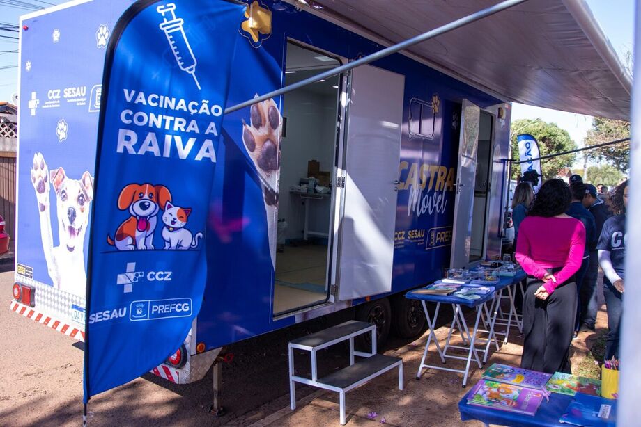 O CCZ estará com o castramóvel, realizando o cadastro para castração de cães e gatos, com explicações sobre requisitos e agendamento para o procedimento.
