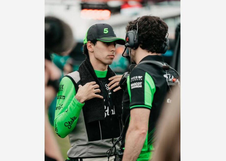 Gabriel Bortoleto, da Sauber, ficou no 6º lugar no GP da Hungria.