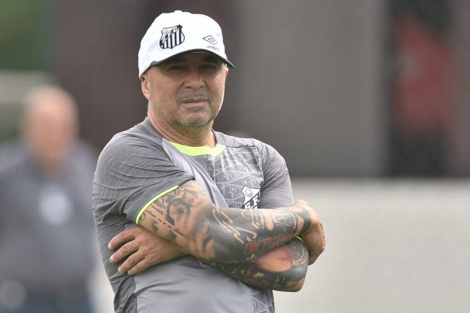 Jorge Sampaoli treinou o Santos em 2019.