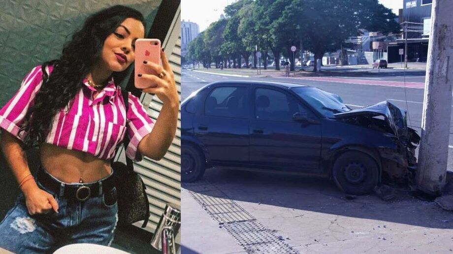 Médica Anne Carolline Barros, de 25 anos, morreu após o carro em que estava colidir com um poste na Avenida Afonso Pena, em Campo Grande, em junho de 2023