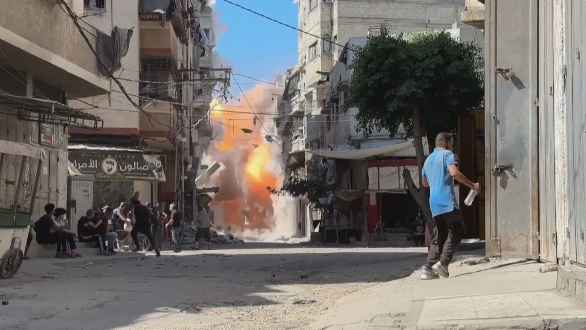 Ataque israelense atinge prédio na Cidade de Gaza