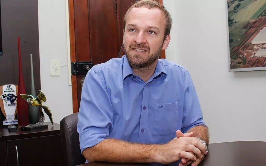 O prefeito de Terenos (MS), Eduardo Henrique Wancura Budke (PSDB)
