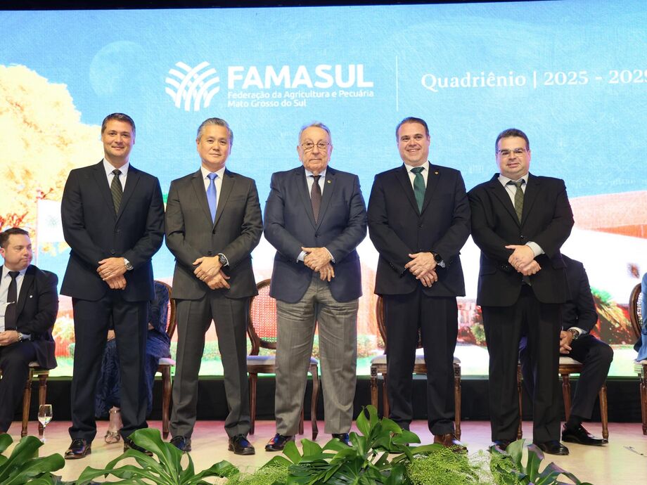 Diretoria do quadriênio 25-29 foi empossada no dia de ontem na Famasul