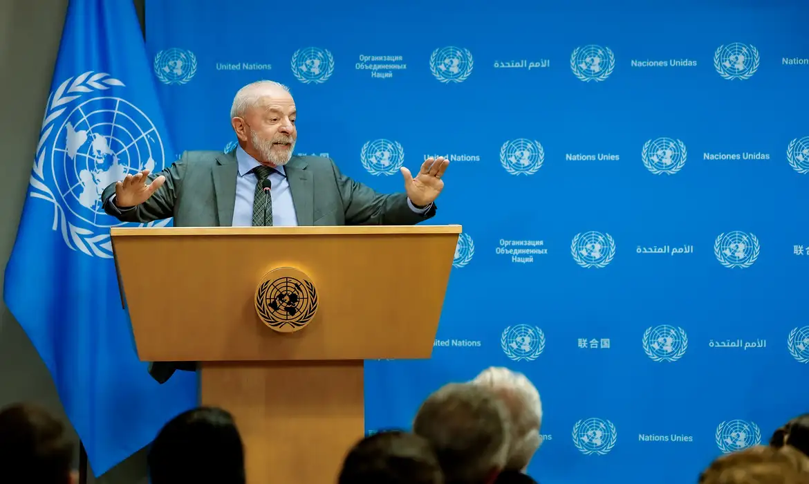 O presidente Luiz Inácio Lula da Silva.