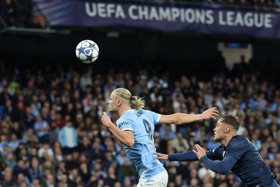 Haaland chegou a 50 gols em 49 partidas pela Champions League.