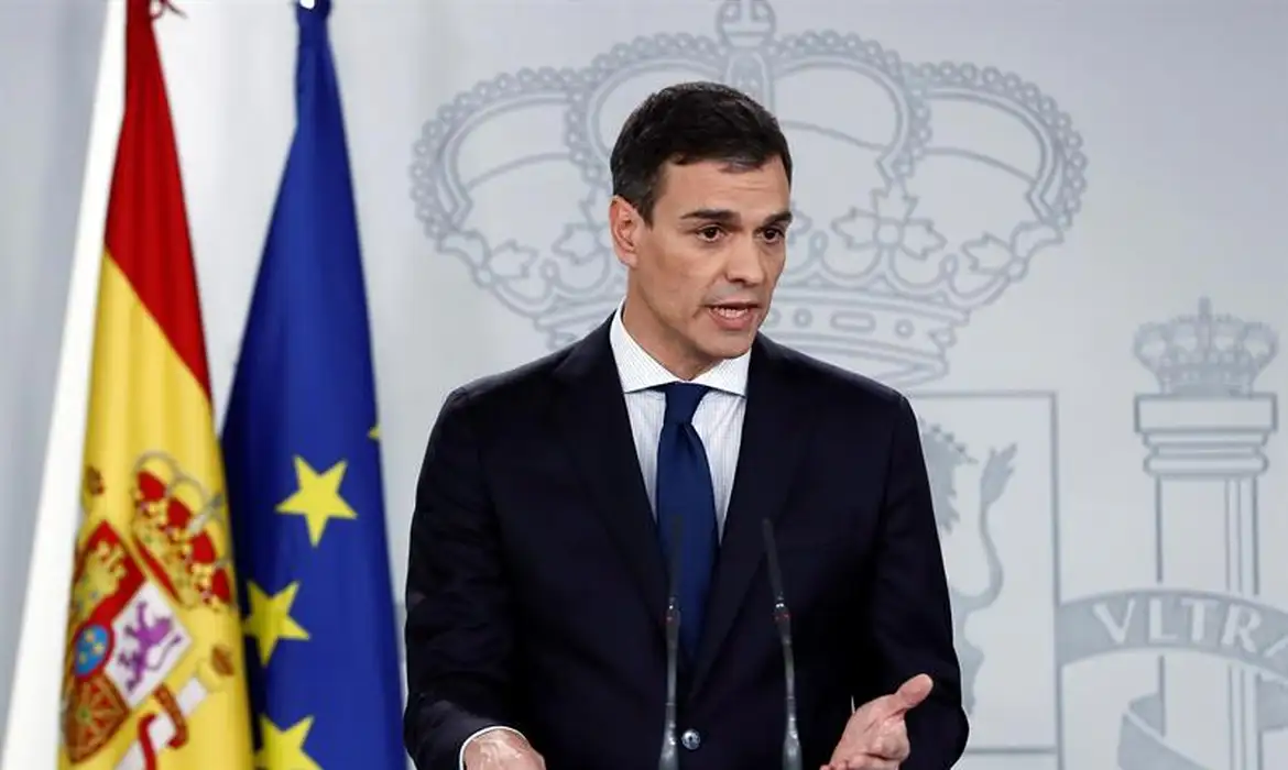 O primeiro-ministro da Espanha, Pedro Sánchez