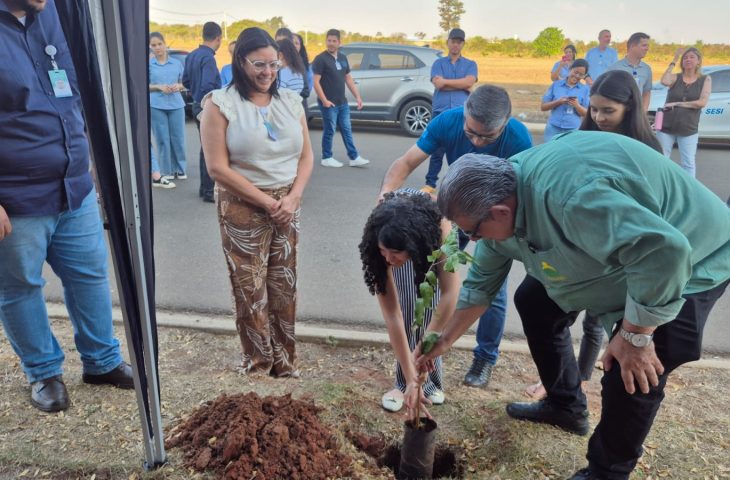 HR de Três Lagoas realiza plantio de árvores em ação de compromisso com o futuro sustentável