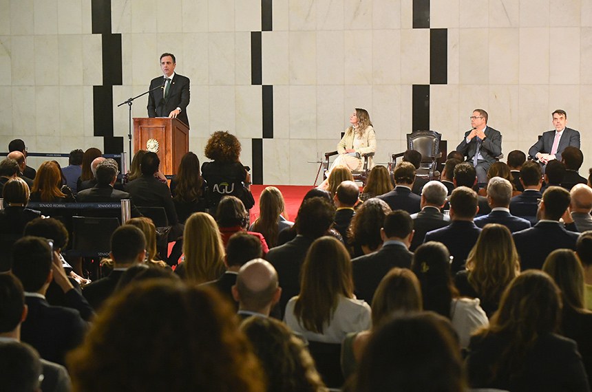 Solenidade no Senado marca a apresentação do estatuto do Conselho Nacional da Advocacia Pública Fiscal (Conap)..