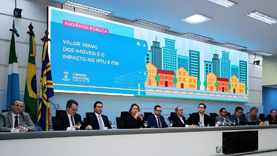 Realizada na sexta-feira (29 de agosto), audiência pública na Câmara Municipal de Campo Grande discutiu o valor venal dos imóveis e os impactos no IPTU e ITBI
