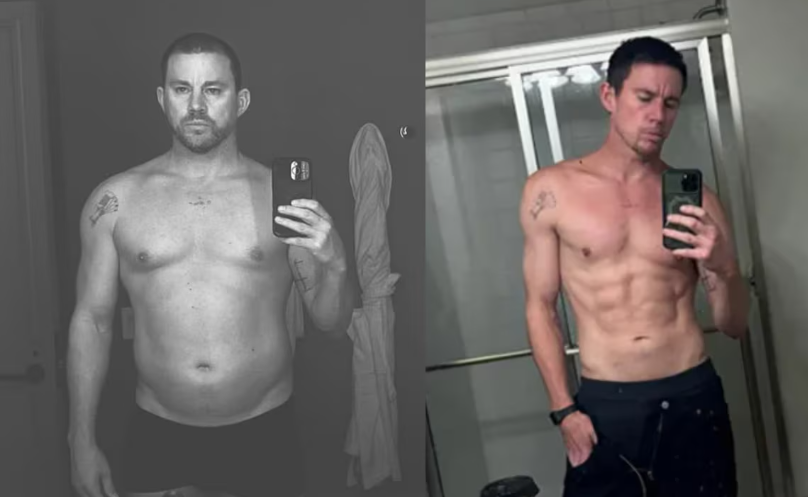 Tatum mostou antes e depois de perder 31 kg para novo papel no cinema