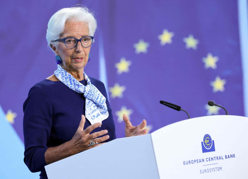 A presidente do BCE, Christine Lagarde