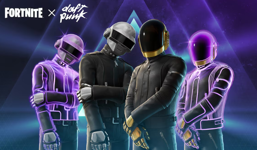 A dupla Daft Punk fará uma colaboração musical com o jogo 'Fortnite'