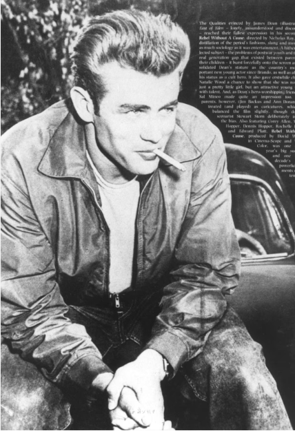 O ator James Dean morreu em 30 de setembro de 1955, aos 24 anos de idade.