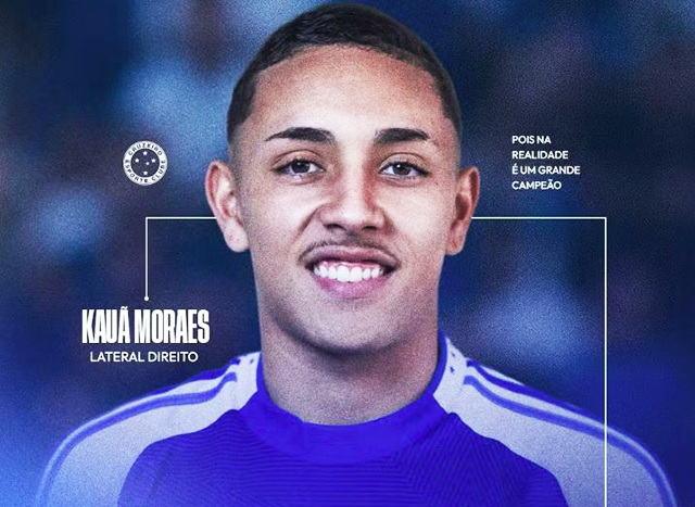 Cruzeiro oficializa quatro reforços, incluindo Ryan Guilherme e Kauã Moraes, na última hora da janela de transferências