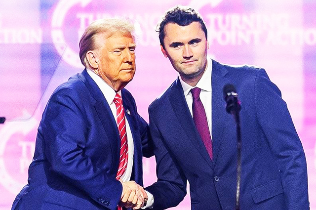 O influenciador político conservador Charlie Kirk