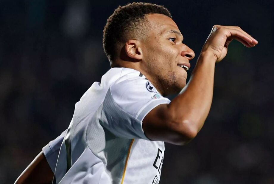 Mbappé marcou três gols na vitória do Real Madrid sobre o Kairat e chegou a 60 gols na Champions