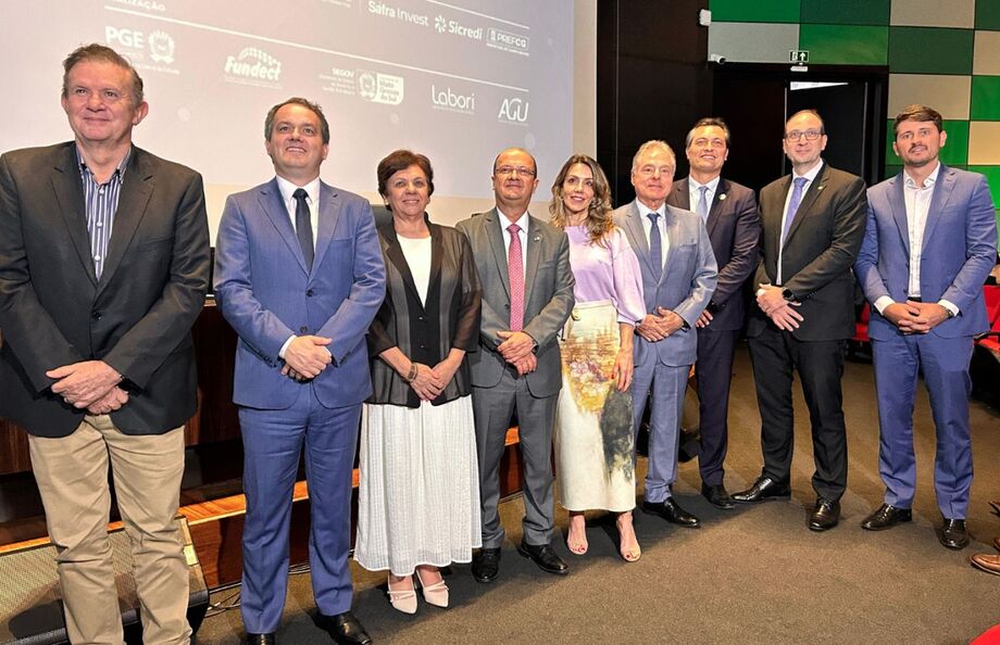 Abertura da Caravana de Inovação reuniu representantes do Judiciário, Executivo e Legislativo em Campo Grande.
