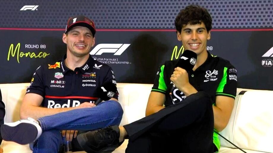 Verstappen e Bortoleto são amigos fora das pistas.