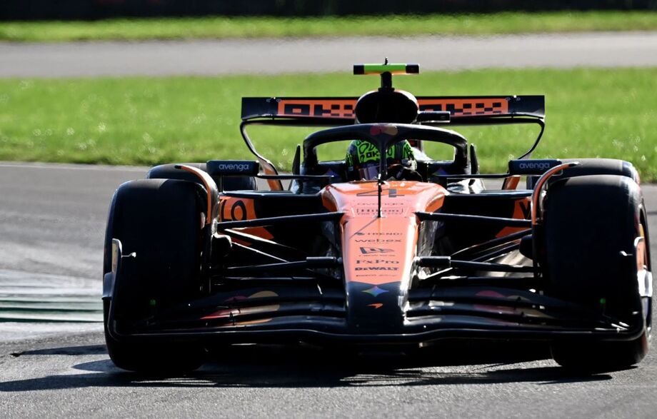 Norris liderou o segundo treino livre em Monza, com Bortoleto fechando em 12º após bom início.